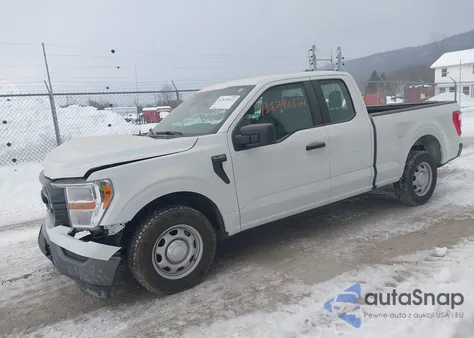 2021 Ford F-150 Xl z USA, uszkodzony, nr VIN 1FTEX1CB7MFB43647